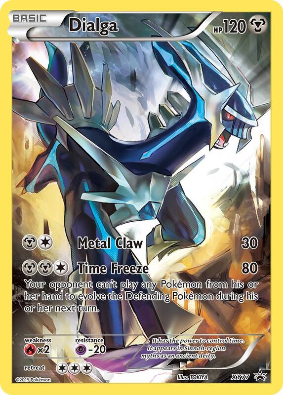 Dialga (Full Art Promo) Pokemon card from XY Promos