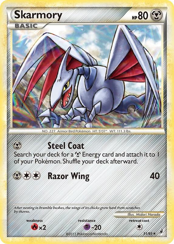 Skarmory Pokemon card from Call of Legends