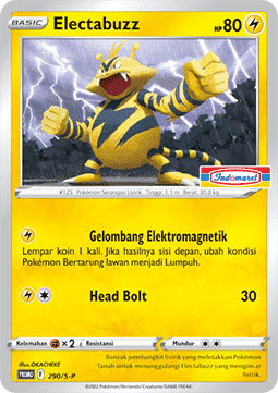 Electabuzz (S-P/ID 290) Sword & Shield Indonesian Promos ID