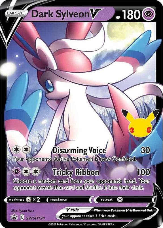 Dark Sylveon V - SWSH134 Pokemon card from SWSH: Sword & Shield Promo Cards