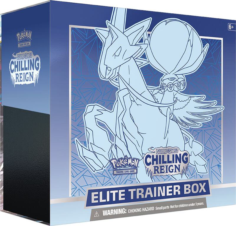 Chilling Reign Elite Trainer Box [Ice Rider Calyrex] Pokemon card from SWSH06: Chilling Reign