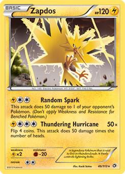 Zapdos Pokemon card from Deck Exclusives