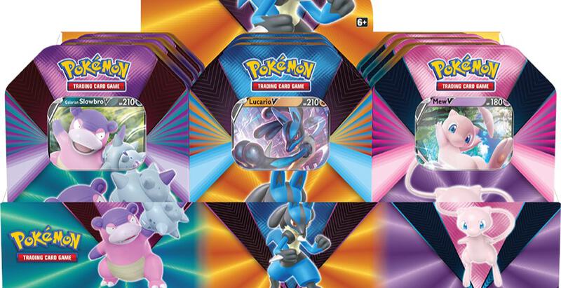 V Forces Tin Display Pokemon card from TCG: Tempest
