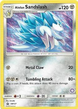 Alolan Sandslash (16) Pokemon card from SM Trainer Kit: Alolan Sandslash & Alolan Ninetales