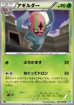 Accelgor Pokemon card from Dark Rush