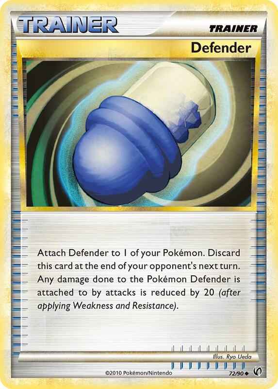 Defender Pokemon card from Undaunted