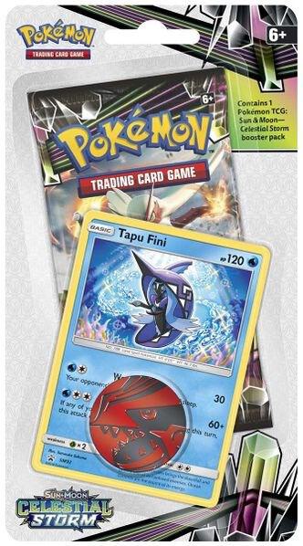 Celestial Storm Single Pack Blister [Tapu Fini] Pokemon card from SM - Celestial Storm