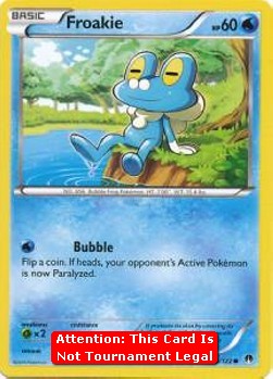 Froakie Pokemon card from BREAKpoint