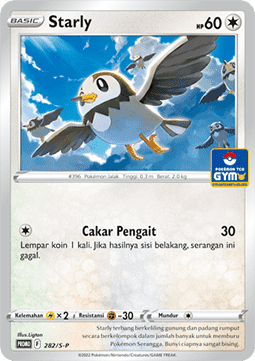 Starly (S-P/ID 282) Sword & Shield Indonesian Promos ID