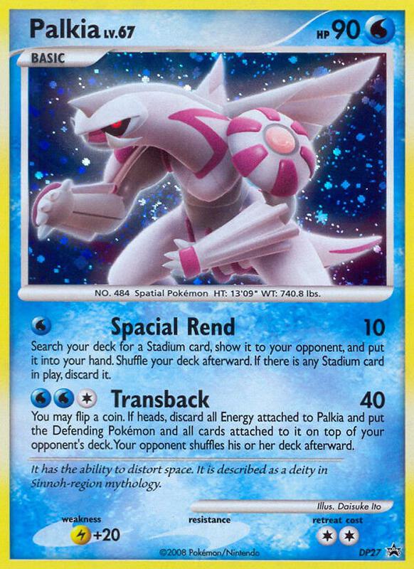 Palkia - DP27 Pokemon card from Diamond and Pearl Promos