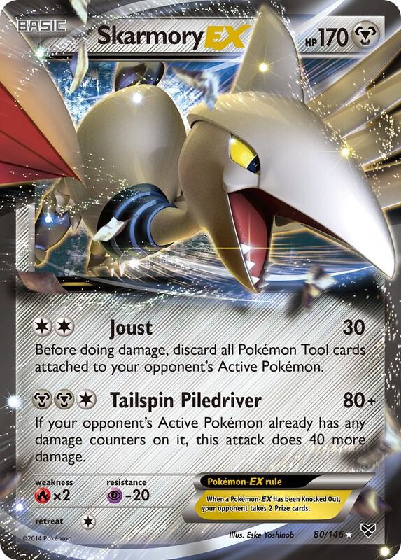 Skarmory EX Pokemon card from XY Base Set