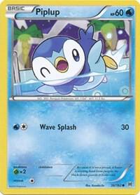 Piplup Pokemon card from XY - BREAKthrough