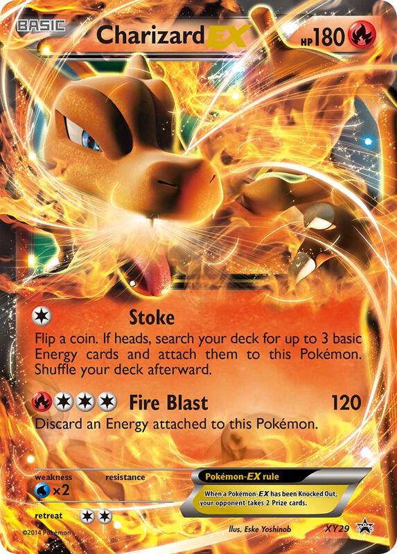 Charizard EX - XY29 Pokemon card from XY Promos