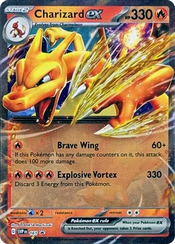 Charizard ex - 161 Pokemon card from SV: Scarlet & Violet Promo Cards