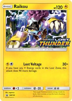 Raikou - SM150 (Prerelease) (Staff) Pokemon card from SM Promos