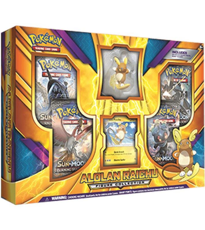 Alolan Raichu Figure Collection Pokemon card from SM - Burning Shadows