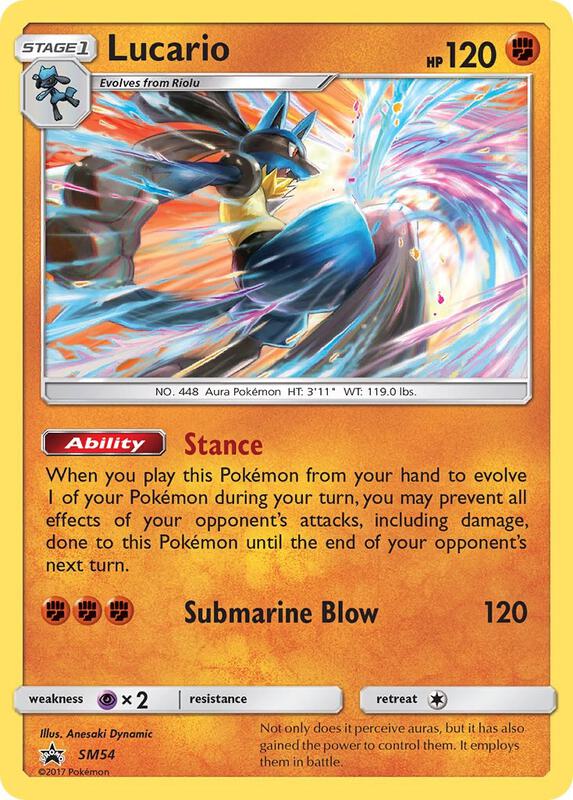 Lucario - SM54 Pokemon card from SM Promos