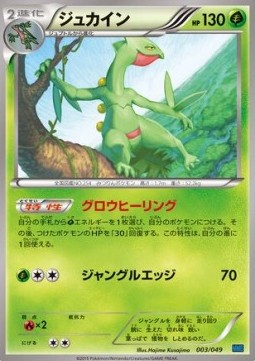 Sceptile Pokemon card from M Master Deck Build Box Speed Style