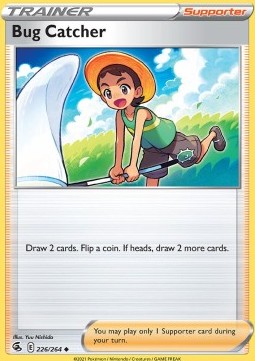 Bug Catcher Pokemon card from Fusion Strike