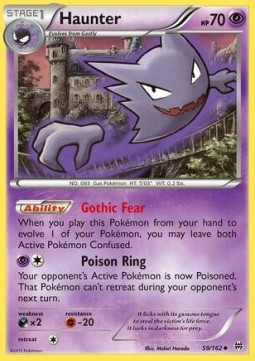 Haunter Pokemon card from BREAKthrough