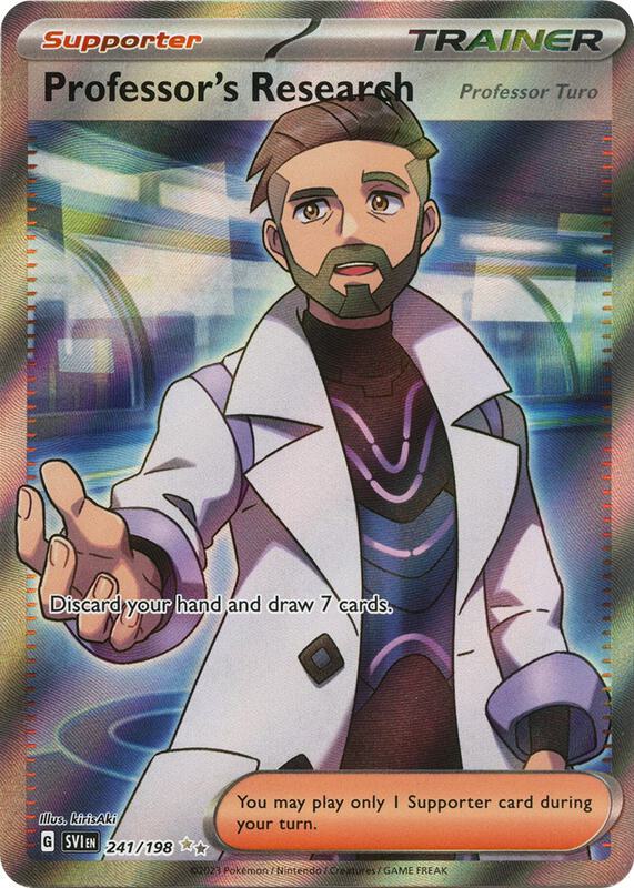 Professor's Research Pokemon card from SV01: Scarlet & Violet Base Set