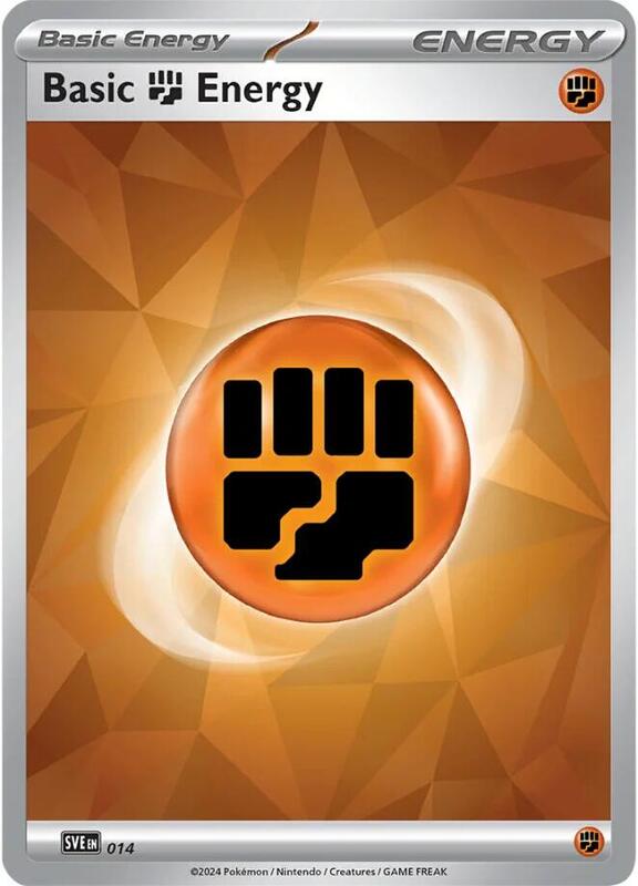 Basic Fighting Energy - 014 Pokemon card from SVE: Scarlet & Violet Energies