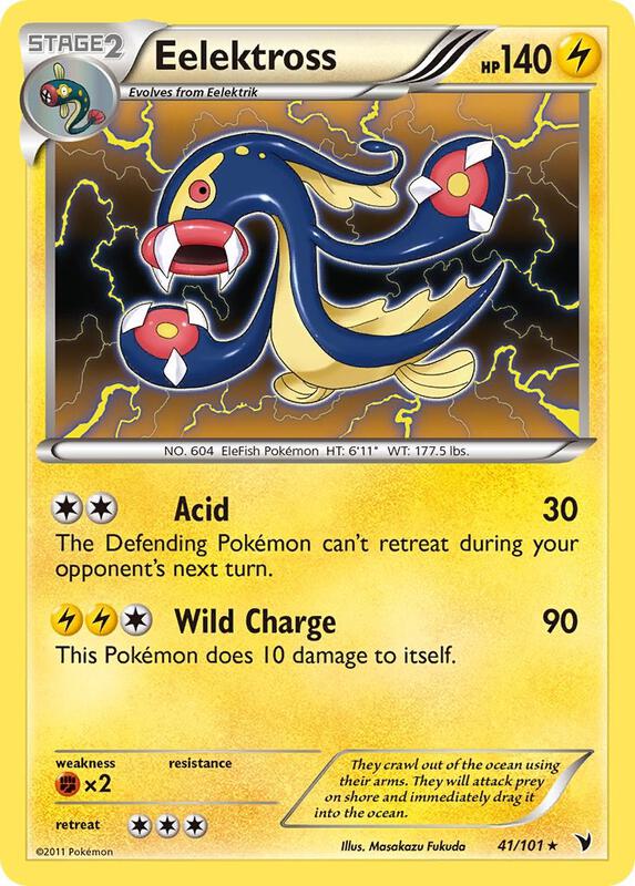 Eelektross Pokemon card from Deck Exclusives