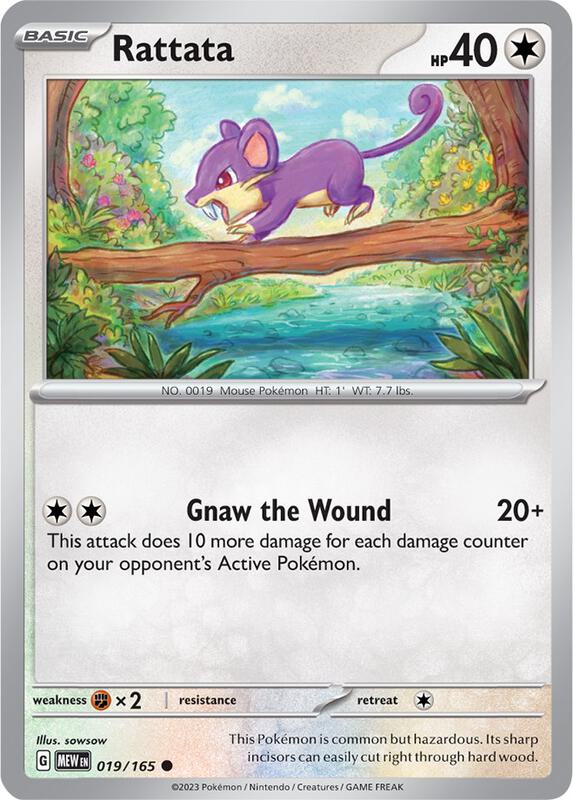 Rattata Pokemon card from SV: