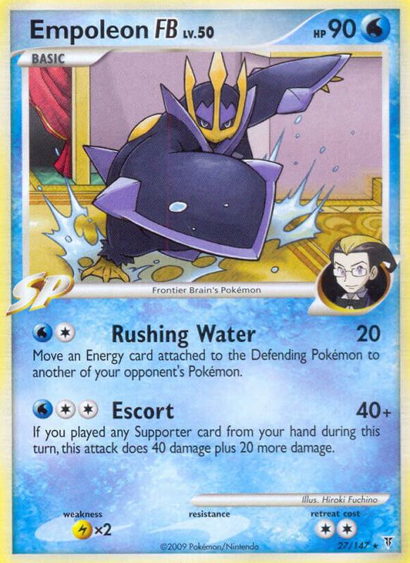 Empoleon FB Pokemon card from Supreme Victors