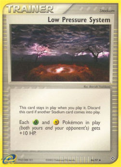 Low Pressure System Pokemon card from EX Dragon