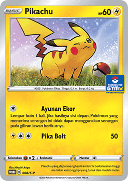 Pikachu (S-P/ID 008) Sword & Shield Indonesian Promos