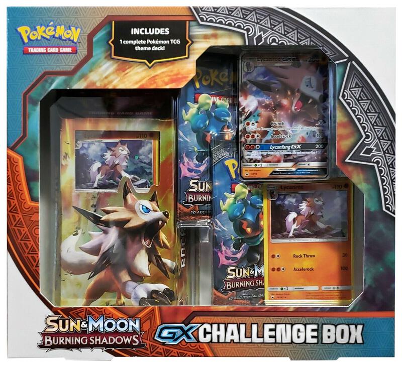 Lycanroc GX Challenge Box Pokemon card from SM - Burning Shadows