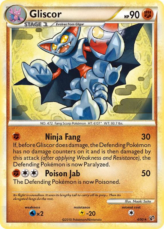 Gliscor Pokemon card from Undaunted