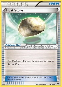 Float Stone (Holo) Pokemon card from BREAKthrough