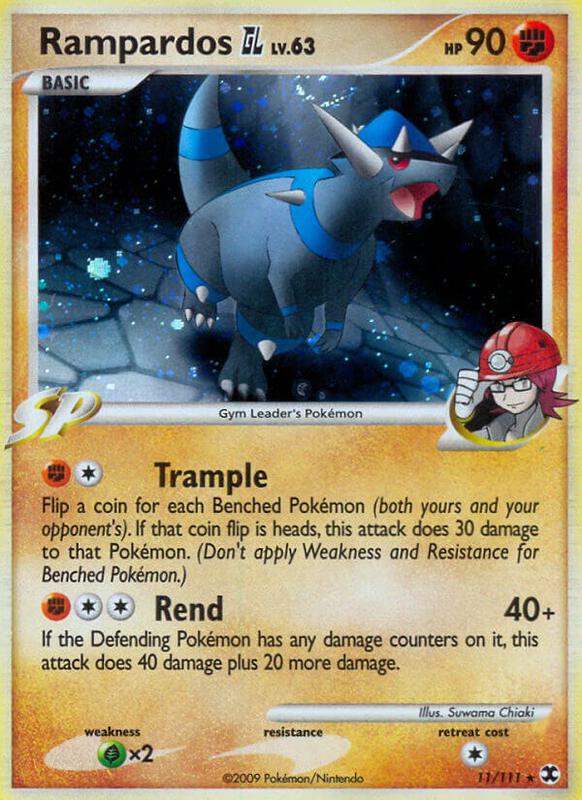 Rampardos GL Pokemon card from Rising Rivals