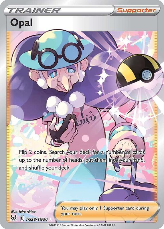 Opal Pokemon card from SWSH11: Lost Origin Trainer Gallery