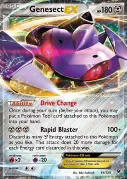 Genesect EX Pokemon card from Fates Collide