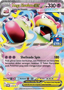 Mega Slowbro ex (M-P/ID 074) M-P Indonesian Promos ID