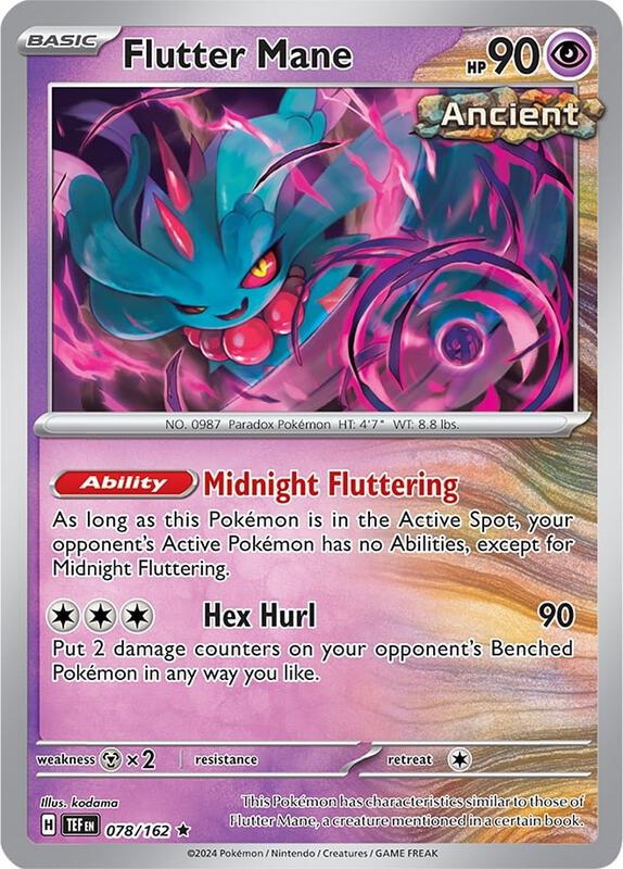 Flutter Mane Pokemon card from Deck Exclusives