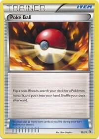 Poke Ball Pokemon card from Kalos Starter Set