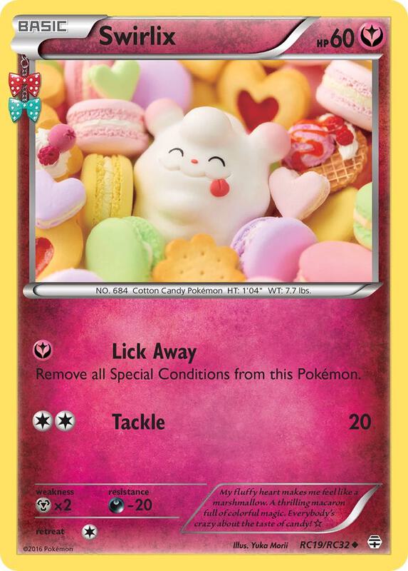 Swirlix Pokemon card from Generations: Radiant Collection
