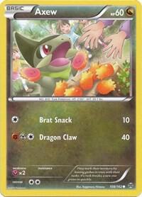 Axew (108) Pokemon card from XY - BREAKthrough