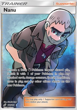 Nanu Pokemon card from Team Up
