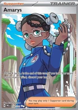 Amarys Pokemon card from Prismatic Evolutions