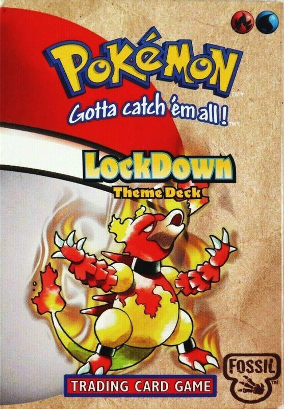 Fossil Theme Deck - "LockDown" Pokemon card from Fossil
