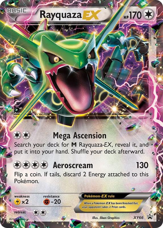Rayquaza EX - XY66 Pokemon card from XY Promos