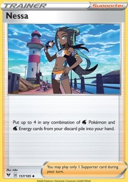Nessa Pokemon card from Vivid Voltage