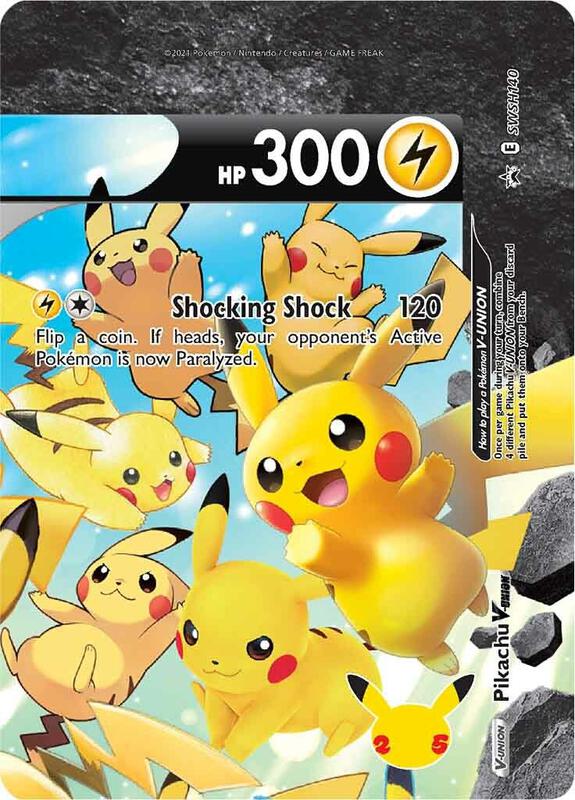 Pikachu V-Union - SWSH140 Pokemon card from SWSH: Sword & Shield Promo Cards