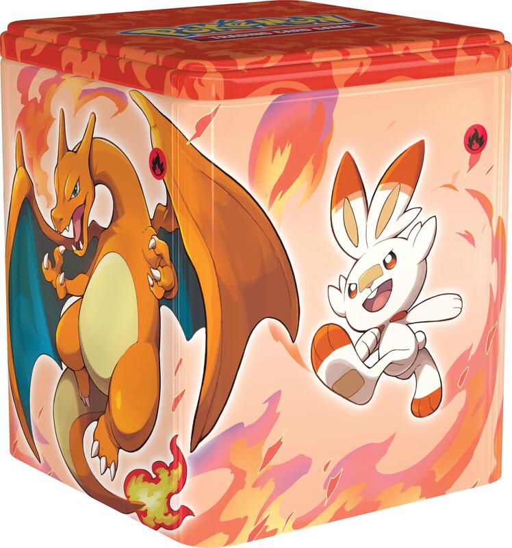 Pokemon Stacking Tin: Fire Pokemon card from SWSH11: Lost