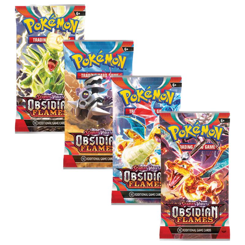 Obsidian Flames Booster Pack Art Bundle [Set of 4] Pokemon card from SV03: Obsidian